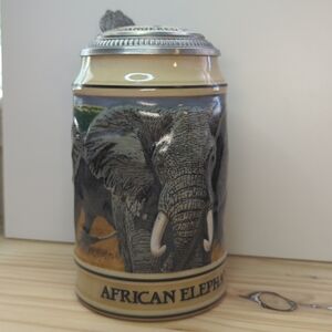Budweiser "African Elephant" Stein